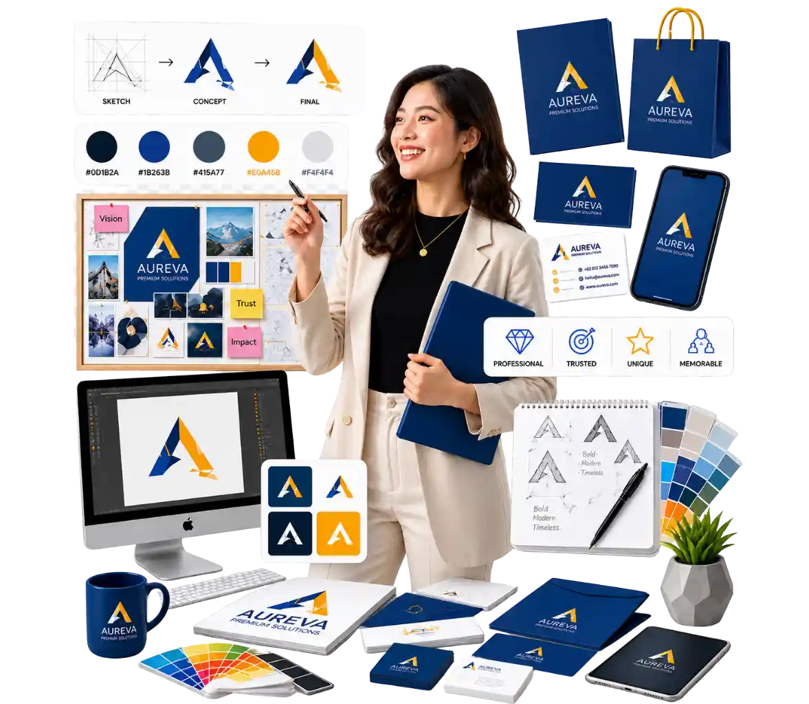 Ilustrasi Jasa Branding Perusahaan Bikintech